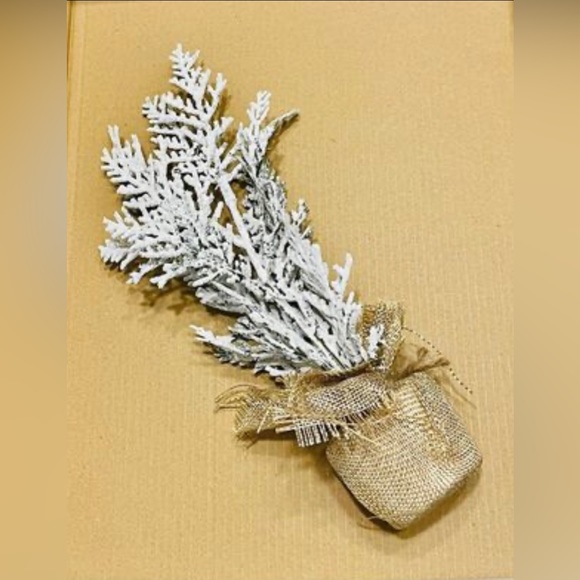 *Frosty Artificial Cedar Tree, 10” - Picture 3 of 6